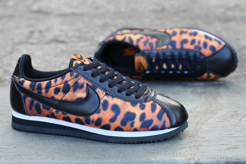 nike leopard running sneakers